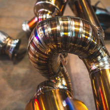 Valvetronic Designs 2015-2020 Lamborghini LP-580, LP-610 Huracan 5.2L Full Valved Exhaust System With Free Flow Headers , Grade 5 Titanium Reuses OEM Tips - LAM.HUR.VSES.FFH.1.TI