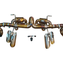 Valvetronic Designs 2015-2020 Lamborghini LP-580, LP-610 Huracan 5.2L Valved Catback Exhaust System , Grade 5 Titanium Reuses OEM Tips - LAM.HUR.VSES.TI