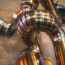 Valvetronic Designs 2015-2020 Lamborghini LP-580, LP-610 Huracan 5.2L Valved Catback Exhaust System , Grade 5 Titanium Reuses OEM Tips - LAM.HUR.VSES.TI