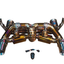 Valvetronic Designs 2021-2025 Lamborghini Huracan STO 5.2L Valved Catback Exhaust, Grade 5 Titanium Bespoke OEM Style Valvetronic Tips - LAM.STO.VSES.TI