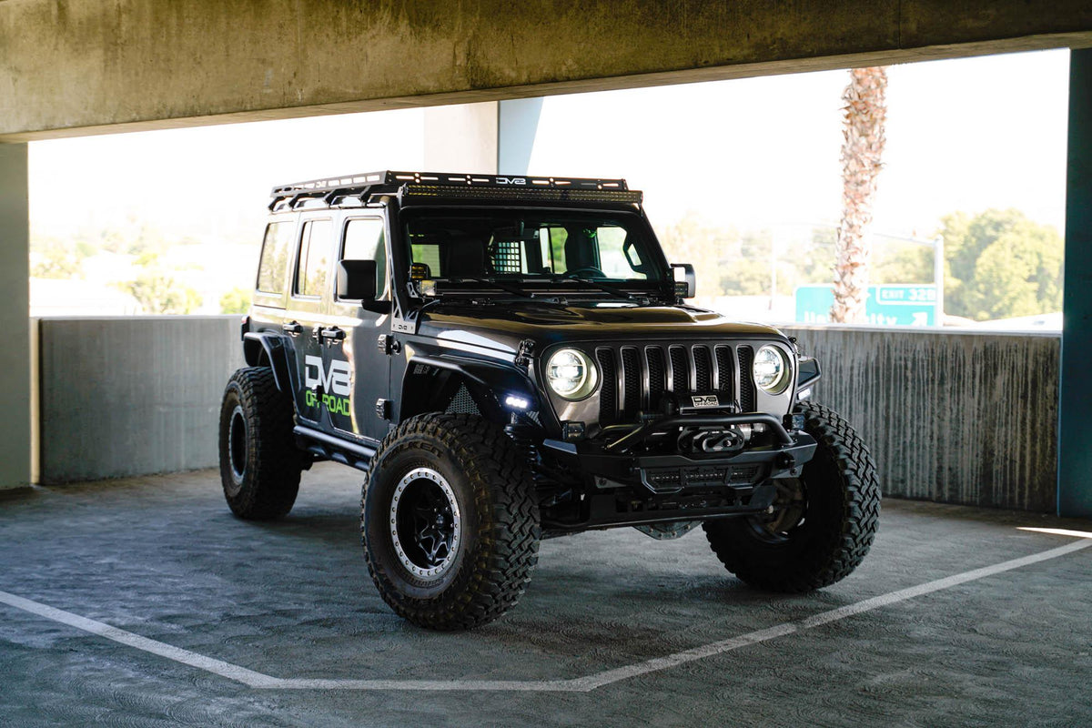 DV8 Offroad Jeep Wrangler Jl &Amp; Gladiator Jt A-Pillar Dual Light Pod Mounts - LBJL-11