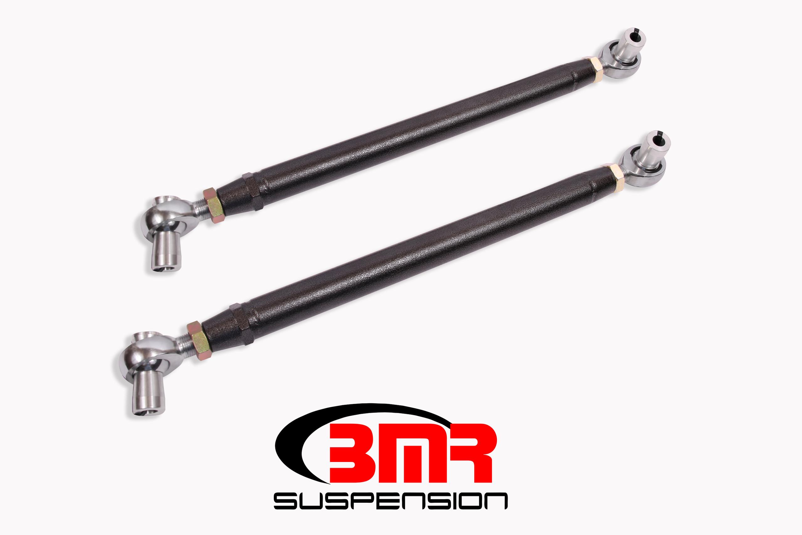 BMR Fabrication Lower control arms, DOM, double adjustable, rod ends Black Hammertone (1982-2002 3rd Gen F-Body) - LCA344H