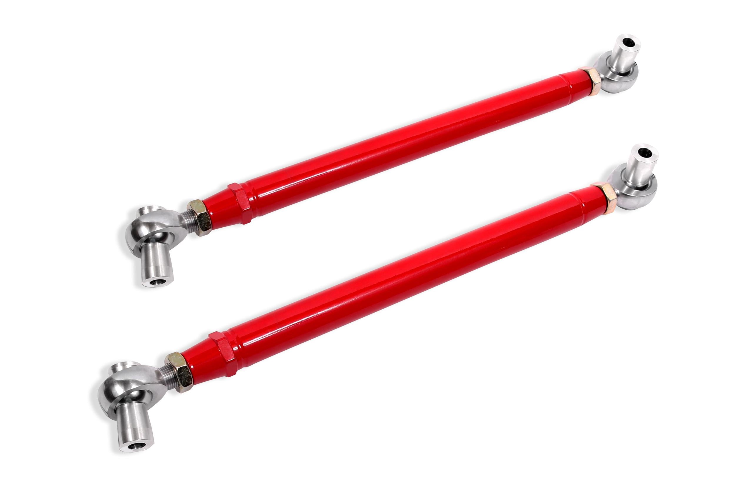 BMR Fabrication Lower control arms, DOM, double adjustable, rod ends Red (1982-2002 3rd Gen F-Body) - LCA344R