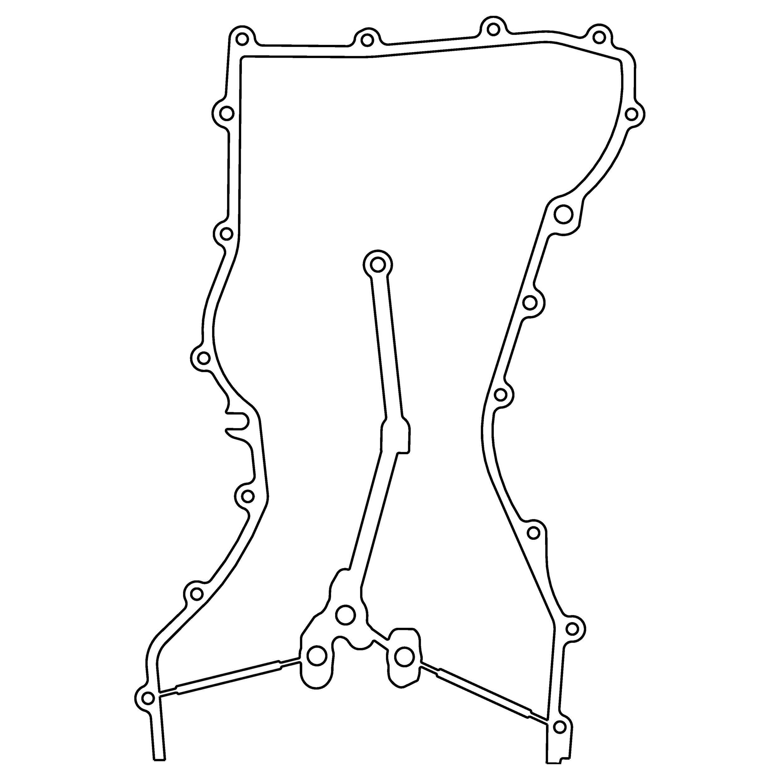 Cometic Gasket Mazda 2.3L Mzr Timing Cover Gasket (2007-2012 CX-7,2007-2013 3,2006-2007 6) - C14028