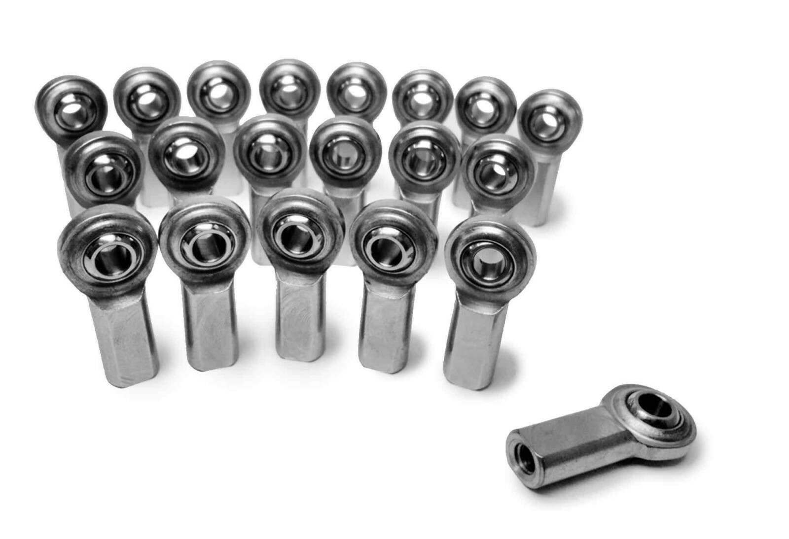 Steinjager Metric Female Rod Ends Steel Housing, PTFE Race M16 x 1.25 RH 20 Pack - J0015058