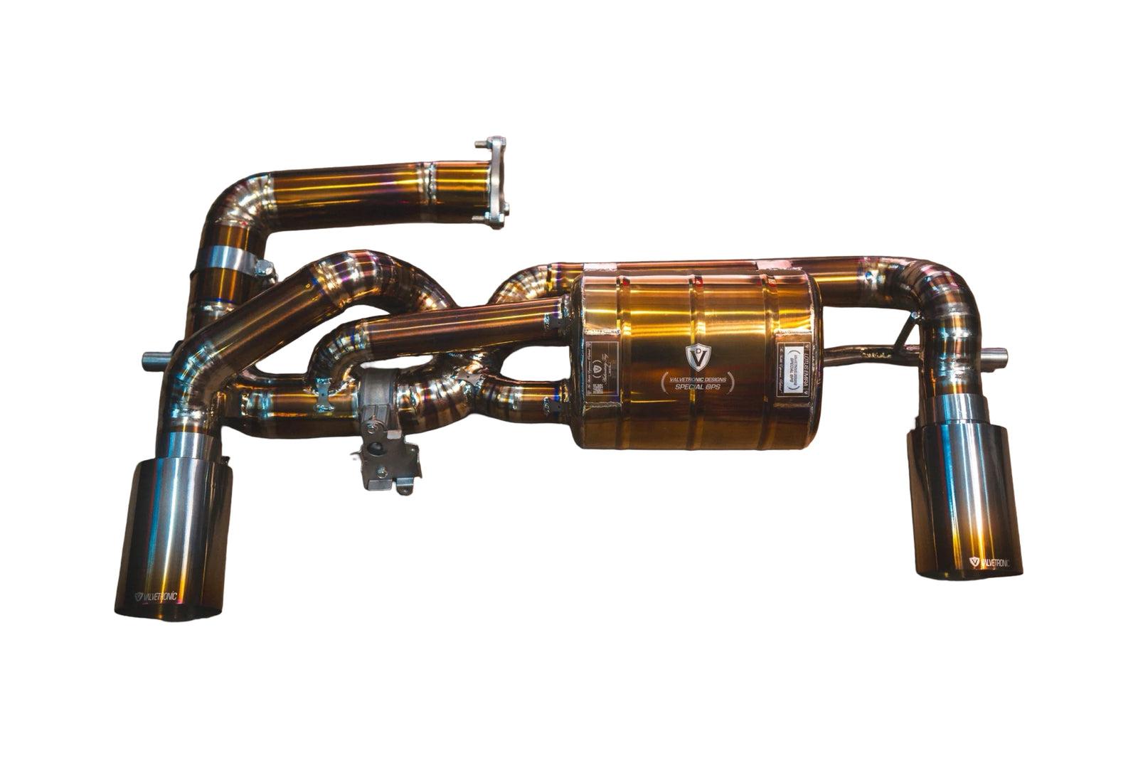 Valvetronic Designs 2021-2025 Lotus Emira 2.0,3.5L, Catback Grade 5 Titanium Titanium 3.5 Inch Outlet Tips - LOT.EMIR.VSES.TI