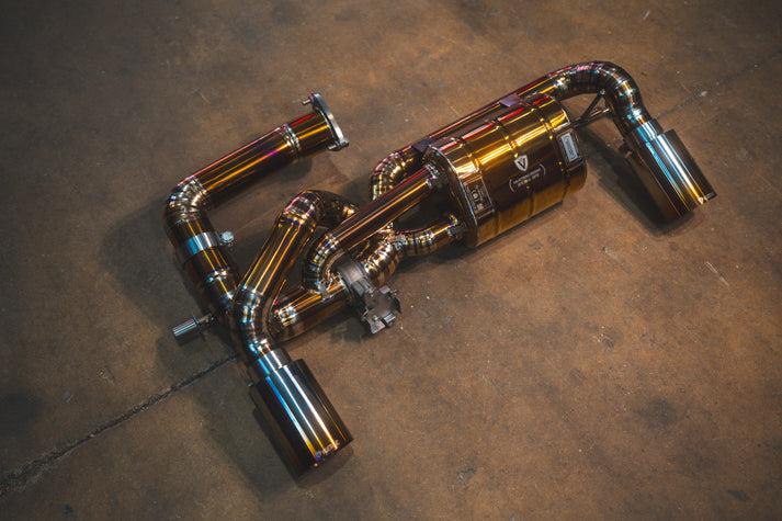 Valvetronic Designs 2021-2025 Lotus Emira 2.0,3.5L, Catback Grade 5 Titanium Titanium 3.5 Inch Outlet Tips - LOT.EMIR.VSES.TI