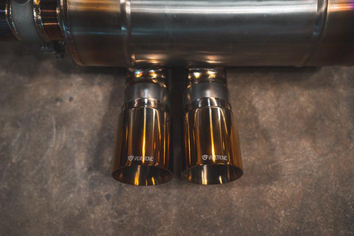 Valvetronic Designs 2010-2021 Lotus Evora 3.5L, Catback Titanium 3.5 Inch Outlet Tips - LOT.EVOR.VSES.TI