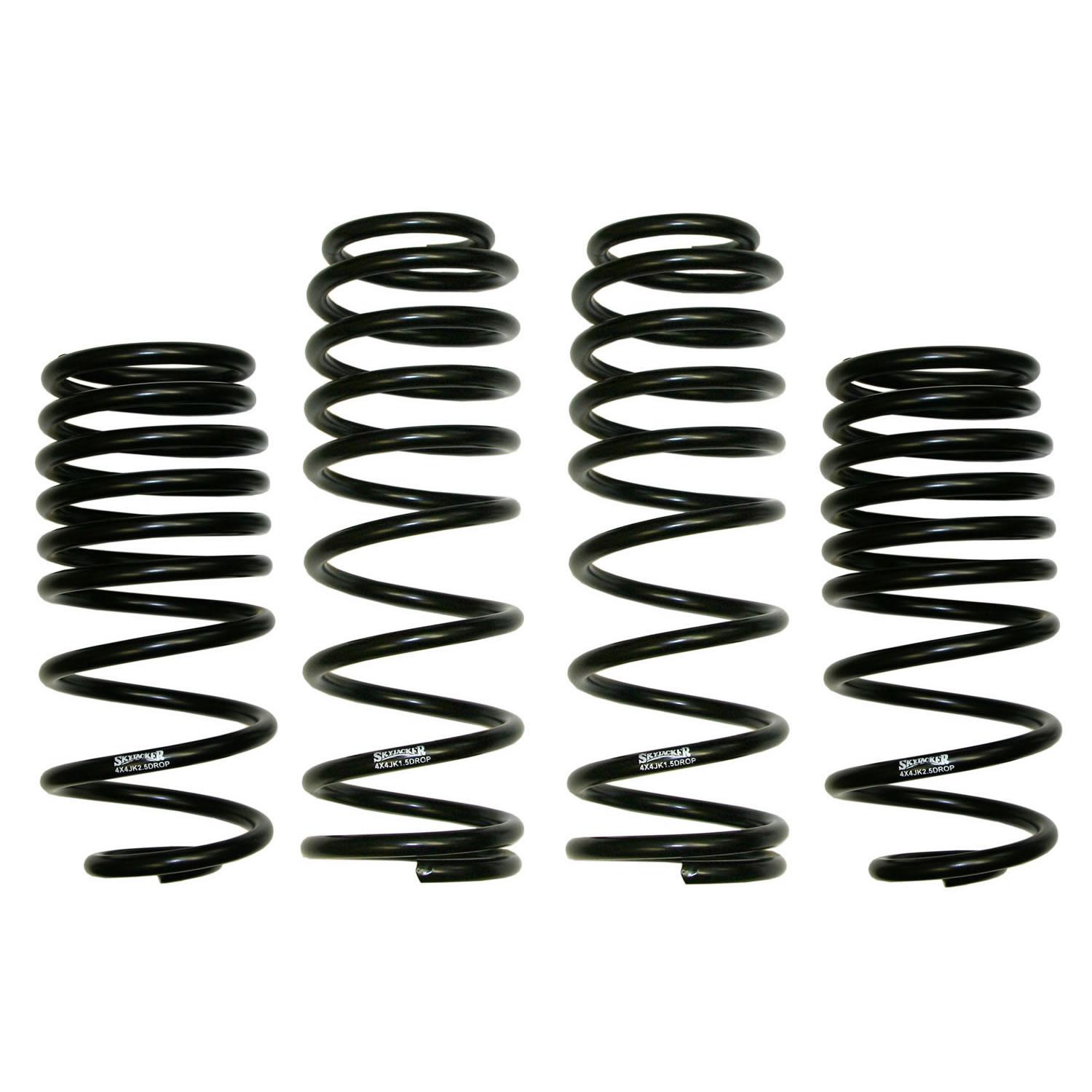 Skyjacker LOWjacker Lowering Sport Coils 2-2.5 Inch Lowering 07-18 Wrangler JK Incl. Front And Rear Coil Springs - LOWJK024