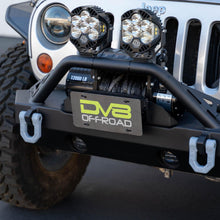 DV8 Offroad Fairlead Mounted Flip-Up License Plate Bracket - LPBM-02