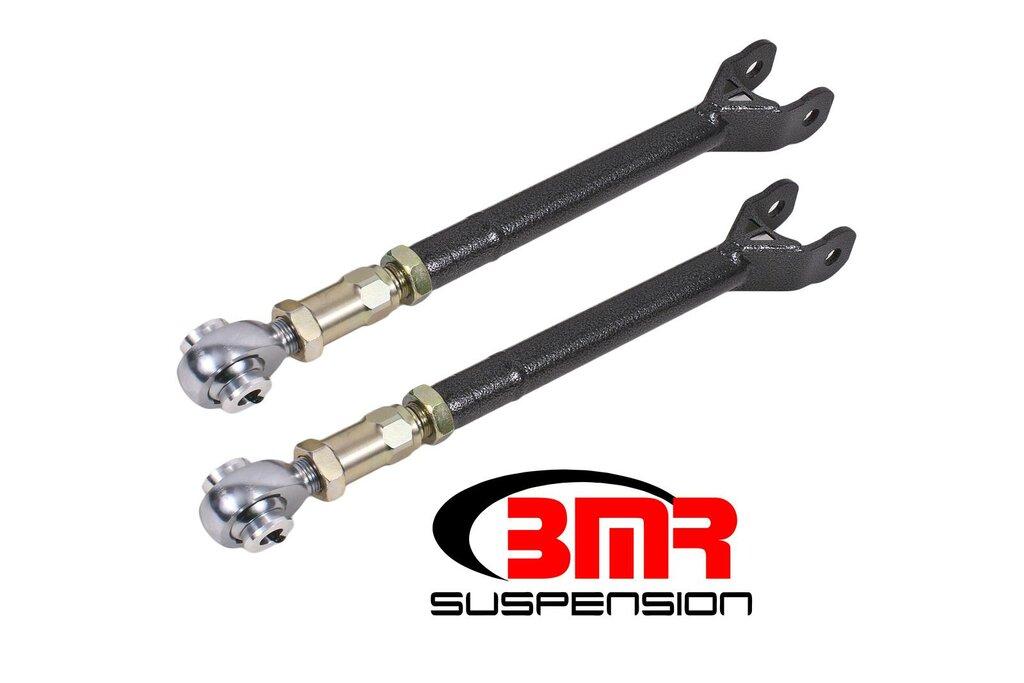 BMR LTA112H Black Lower Trailing Arms, On-Car Adjustable, Rod Ends 2008-2020 Dodge Challenger