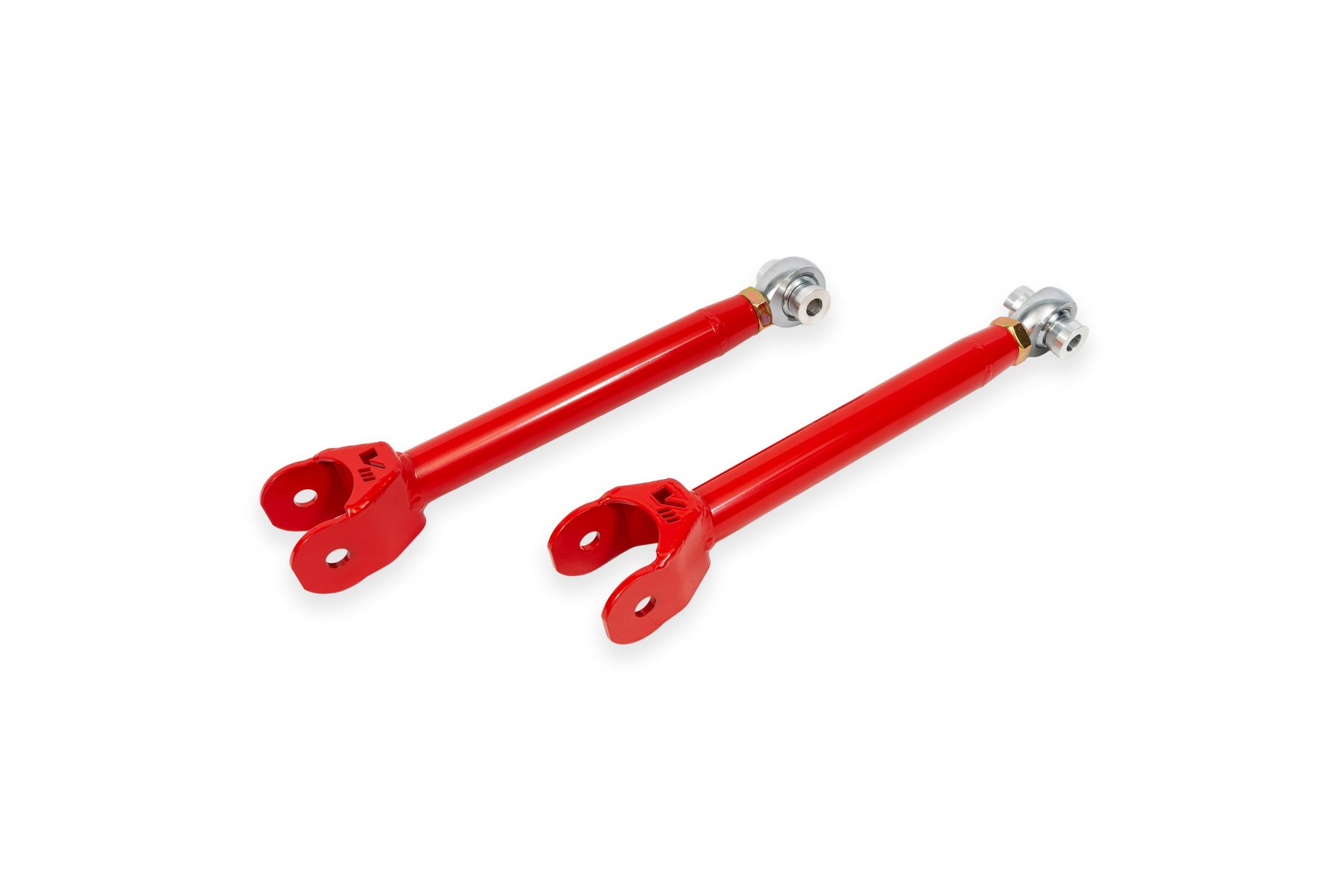 BMR Fabrication Lower trailing arms, single adjustable, rod ends Red (2015-2019 3rd Gen CTS-V) - LTA631R