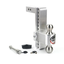 Weigh Safe 180 Hitch - Drop Hitch W/SS Combo Ball - 10" Drop For 2" Shank W/Hitch Pin - LTB10-2-KA