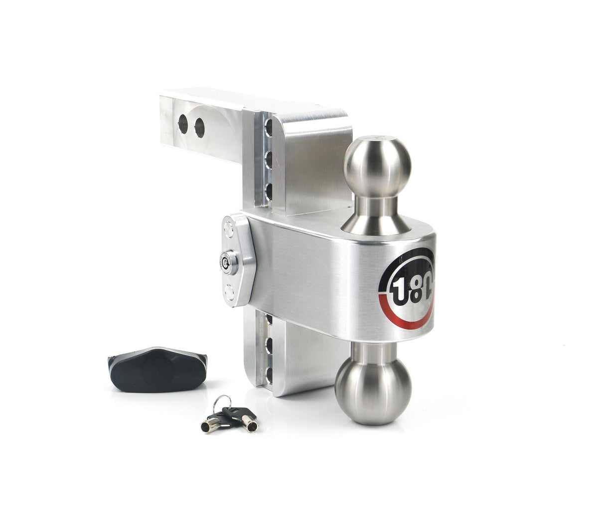 Weigh Safe 180 Hitch - Drop Hitch W/SS Combo Ball - 6" Drop For 2" Shank - LTB6-2