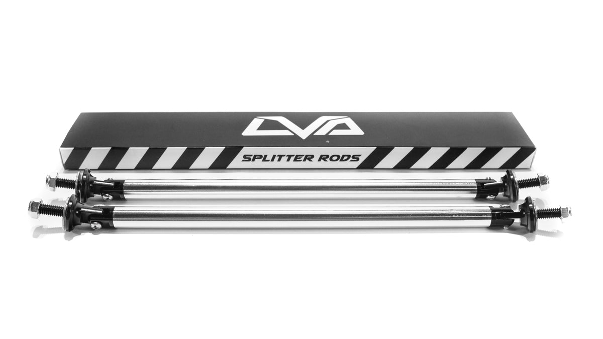LiquiVinyl V.2 Adjustable Splitter Support Rods - Bright Silver