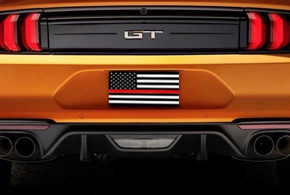 Anchor Room License Plate American Flag - Red - PP_LPAMF_R