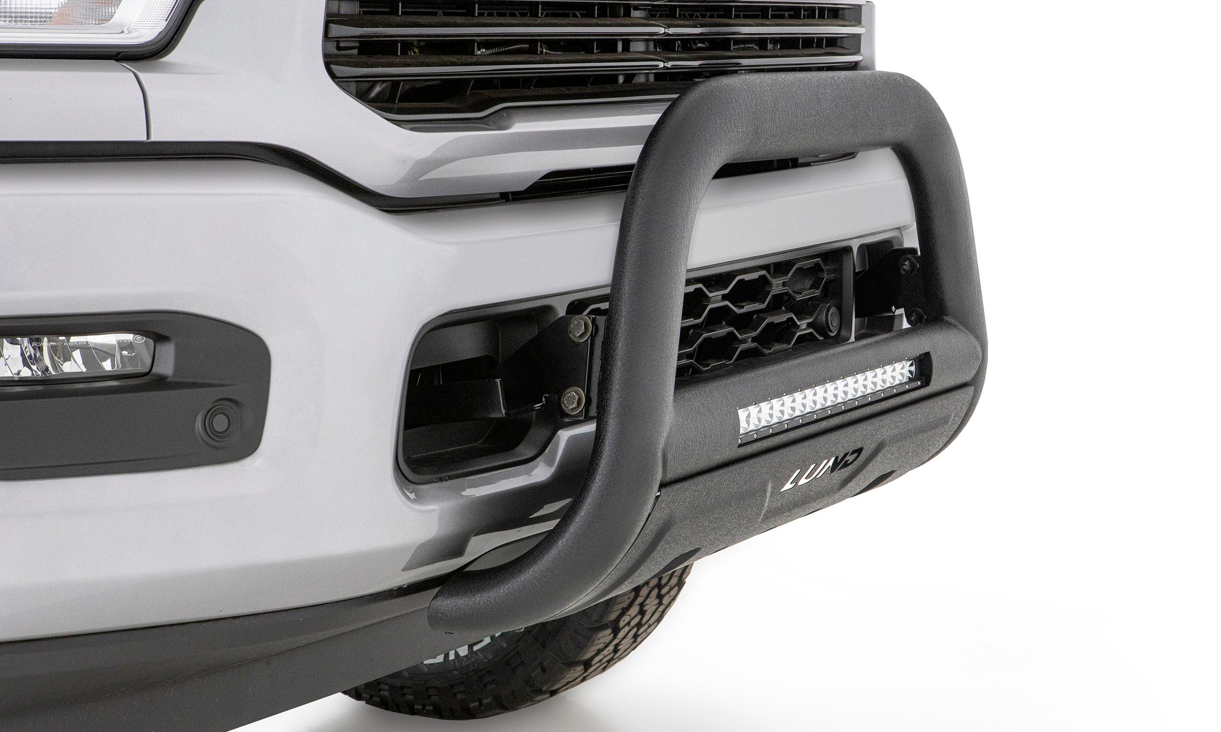 Lund Bull Bar with LED Light Bar - Black (2010-2018 Ram 2500, Ram 3500, 2500, 3500) - 47121205