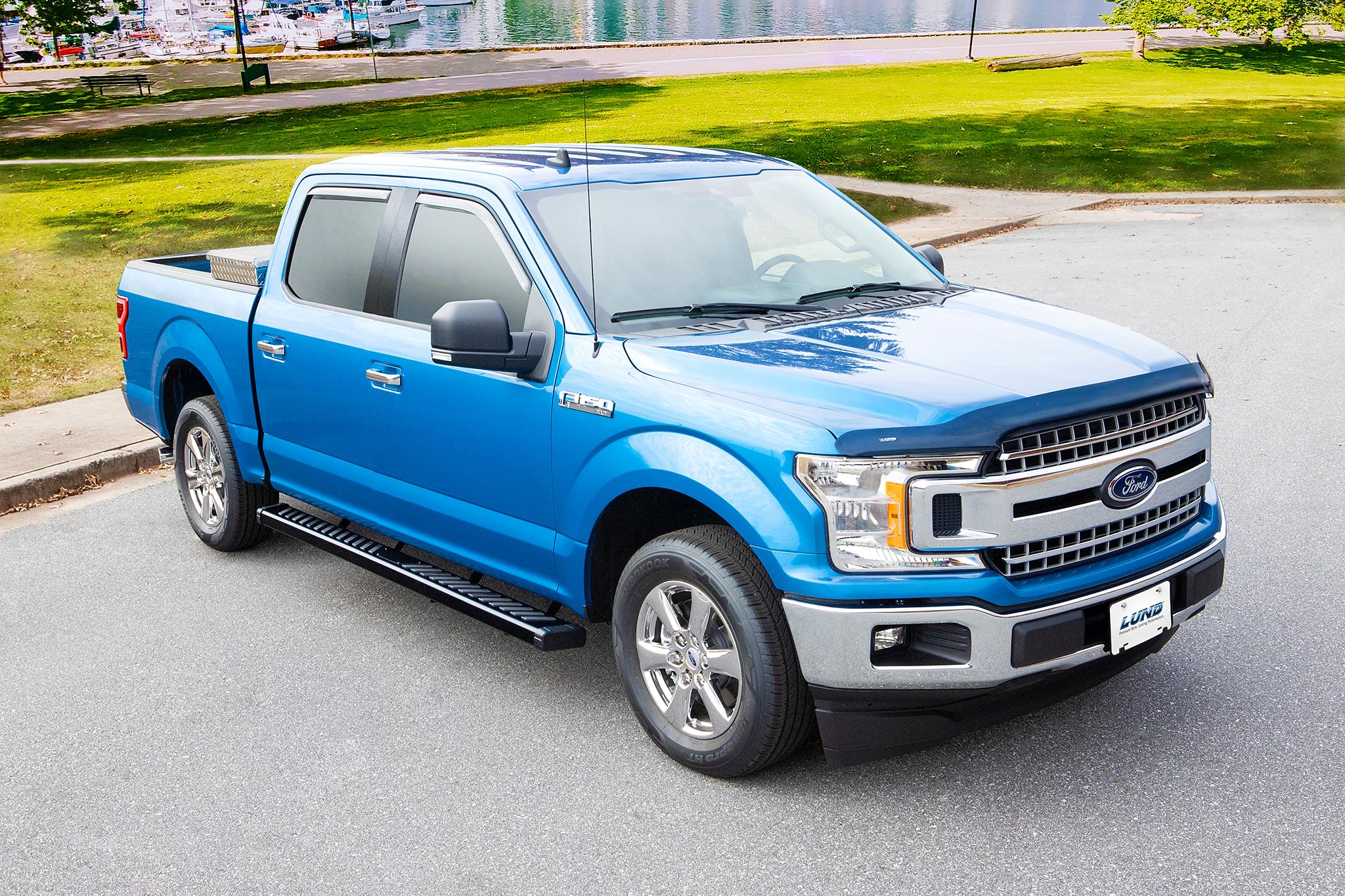 Lund Summit Ridge 2.0 Running Board Kit - Black (2009-2014 Ford F-150) - 28565030