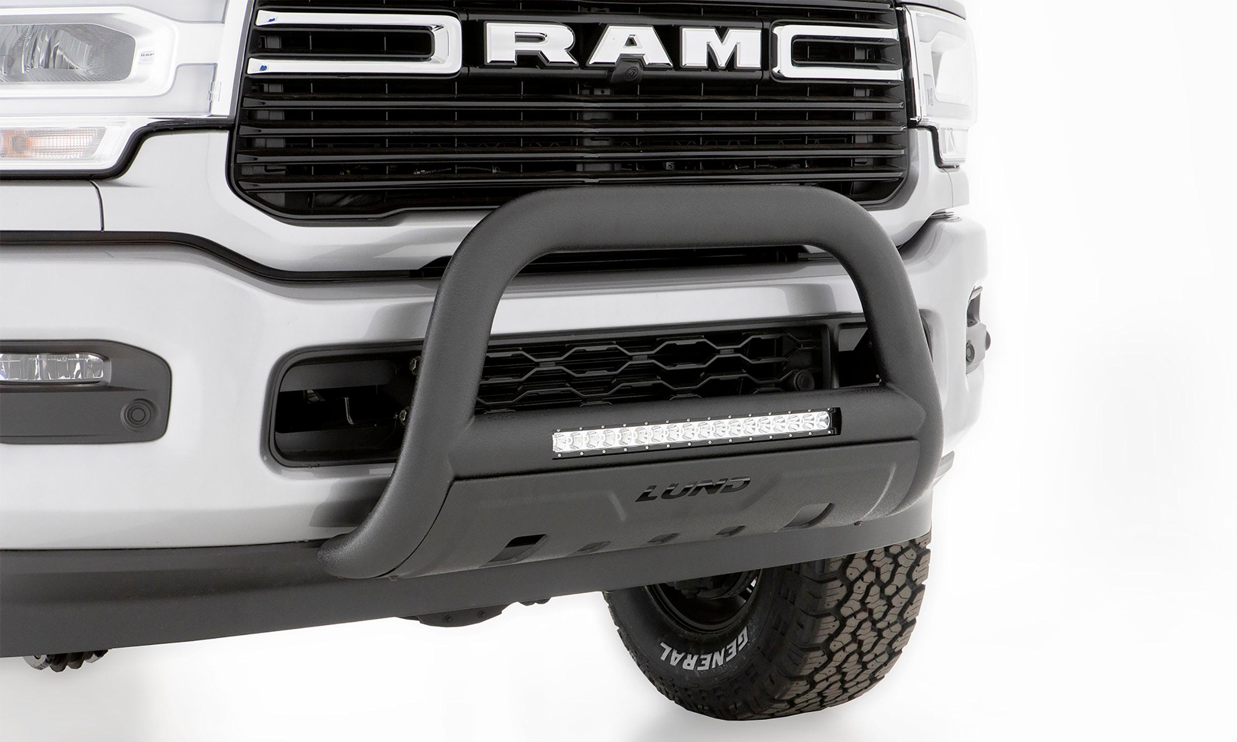 Lund Bull Bar with LED Light Bar - Black (2020-2024 2500, 3500) - 47121308
