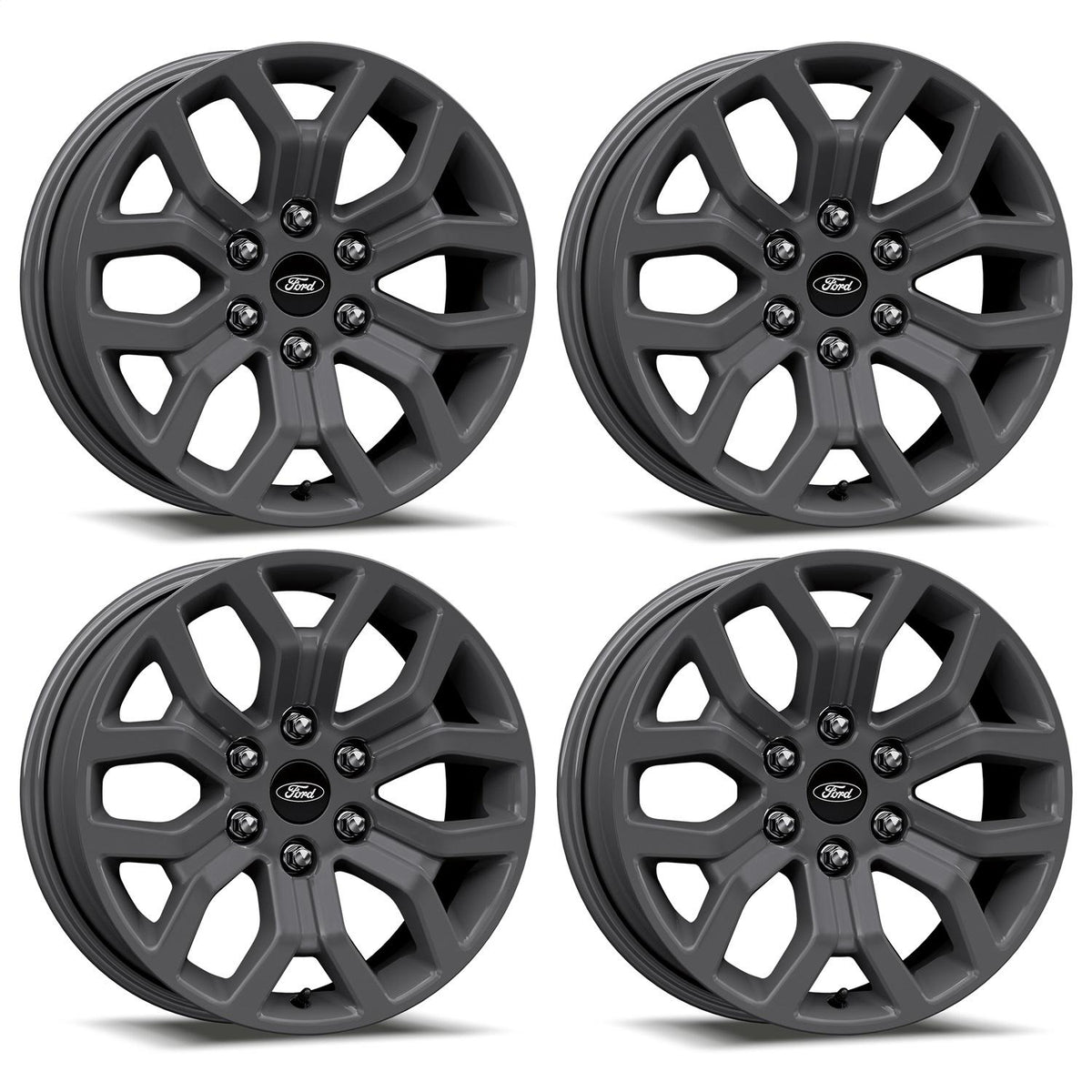 Ford Performance 18"x7.5" Wheel Kit - Matte Gray (2015-2022 F-150) - M-1007K-1875G