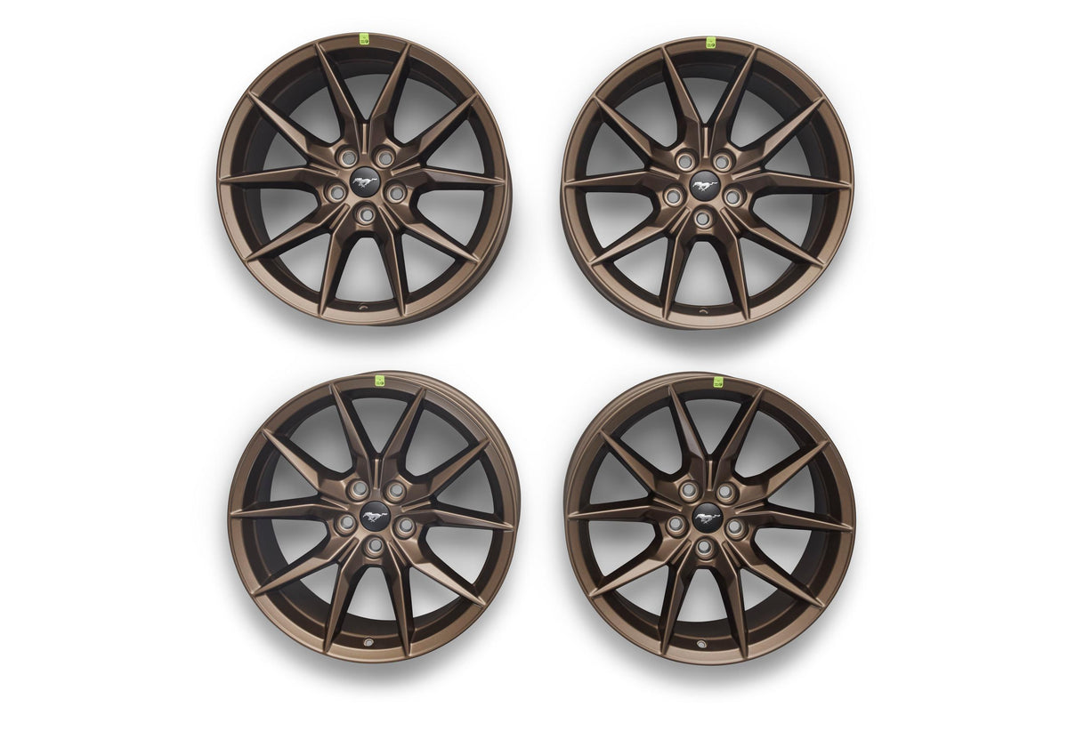 Ford Performance 19"x9.5" & 19"x10" Wheel Kit - Bronze (2024-2026 Mustang) - M-1007K-DHSB