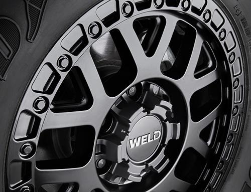Ford Performance 17x8.5" Weld Wheel Kit - Black (2021-2025 Bronco) - M-1007K-W1785BL