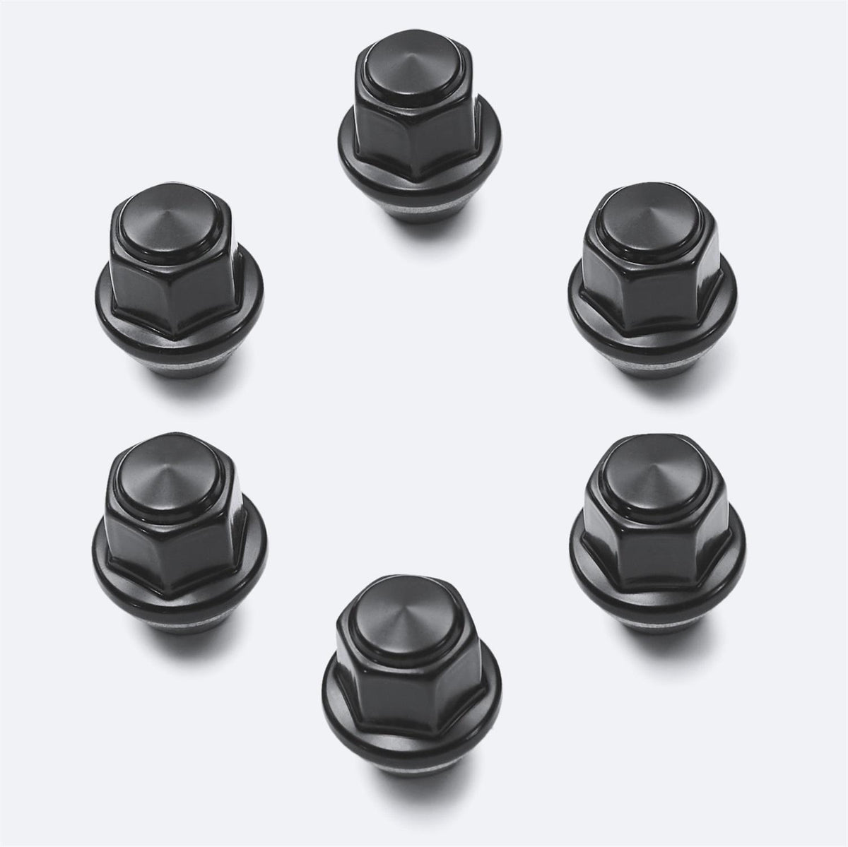 Ford Performance M12 x 1.5 Black Lug Nuts - Set of 6 (2021+ Ford Bronco / 2019-2021 Ford Ranger)