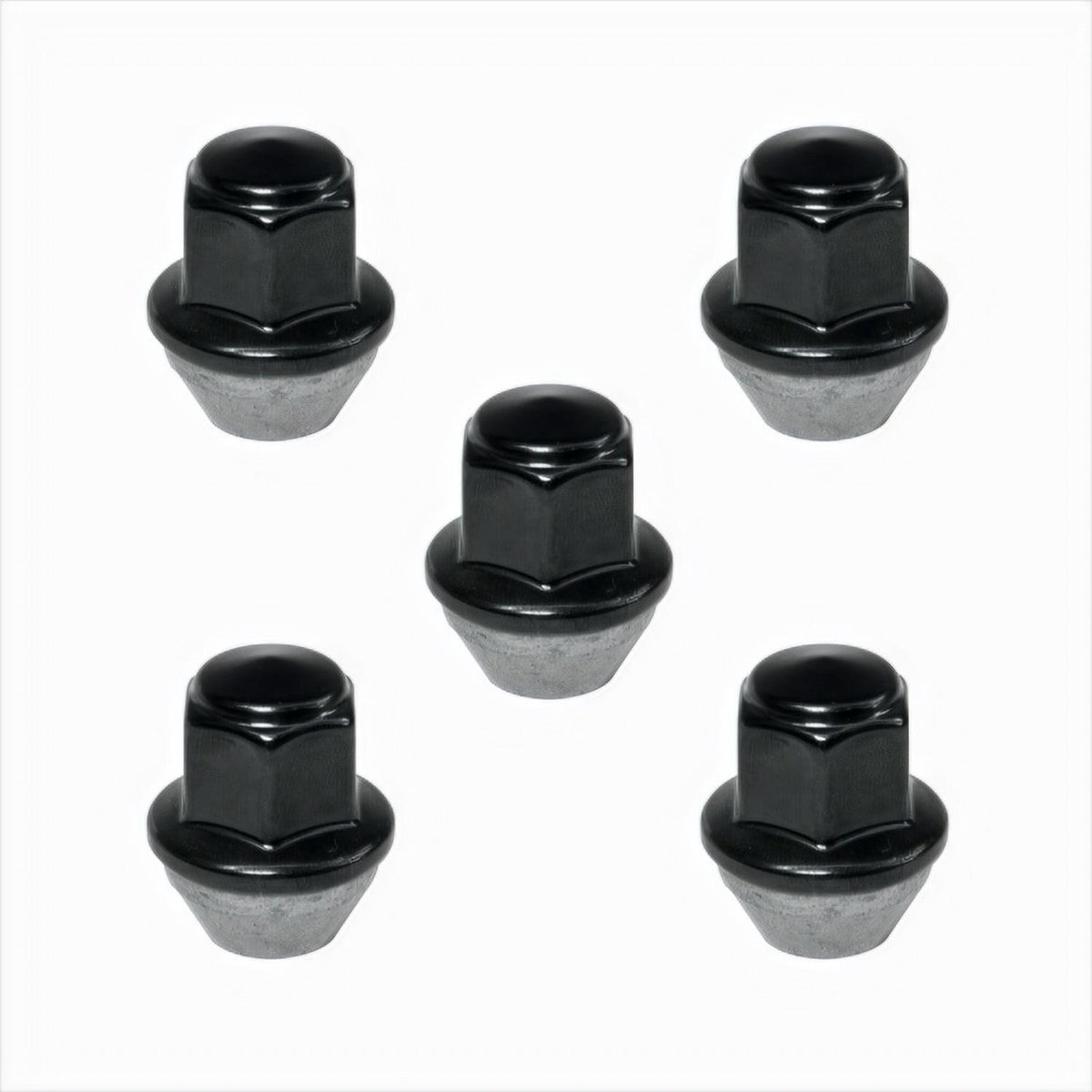Ford Performance M-1012-MB 2015-2026 Mustang / Ford GT Black Lugnut Kit (5 Pieces)