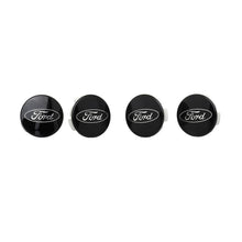 Ford Performance Black and Chrome Wheel Center Cap Kit - M-1096K-BCC