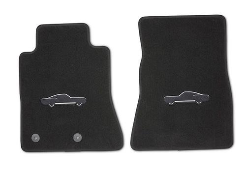 Ford Performance 2015-2025 Mustang Black Floor Mats (2015-2025 Mustang) - M-13086-M6