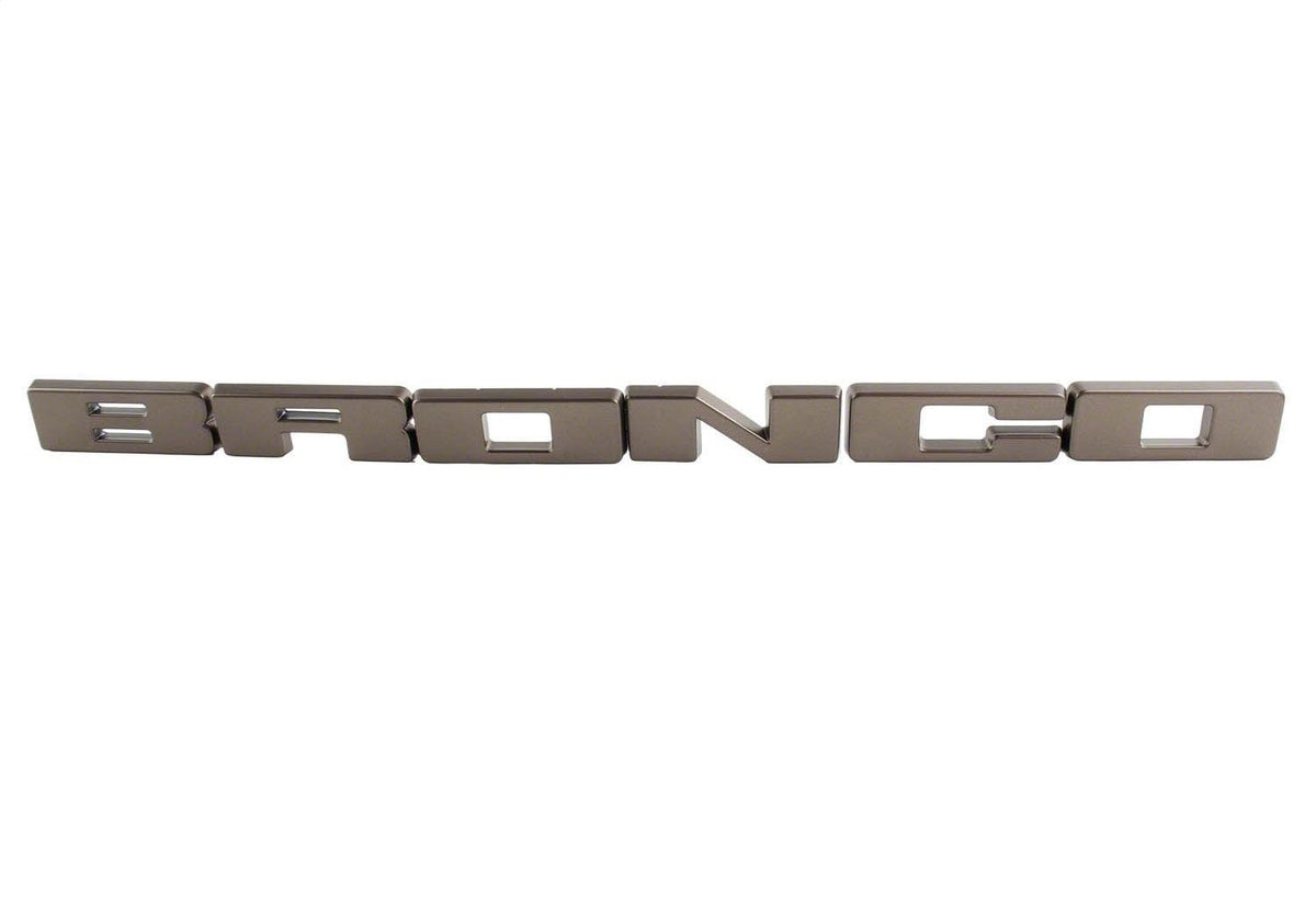 Ford Performance Bronco Grille Lettering Overlay Kit - Bronze (2021-2025 Bronco) - M-1447-BLBR