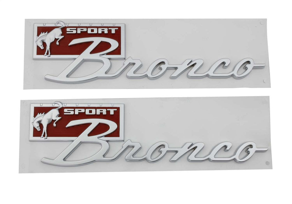 Ford Performance "Bronco Sport" Script Fender Badge kit (2021-2025 Bronco Sport) - M-1447-BSPRT