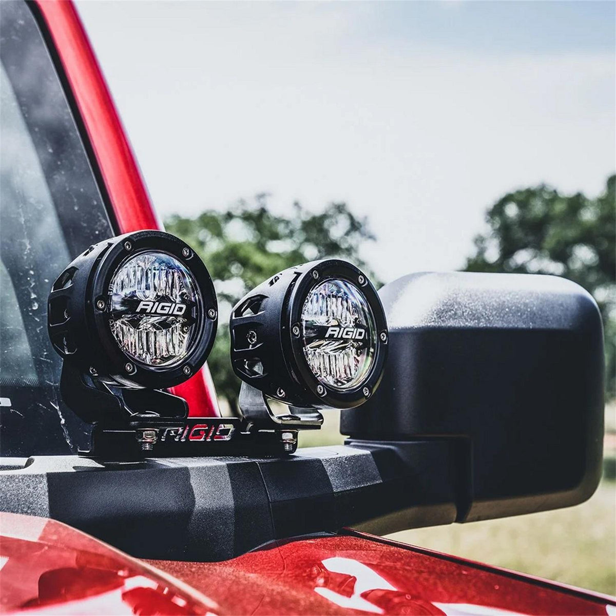 Ford Performance Dual Mounted Mirror Off-Road Lights (2021+ Ford Bronco 4WD) - M-15200K-BDML