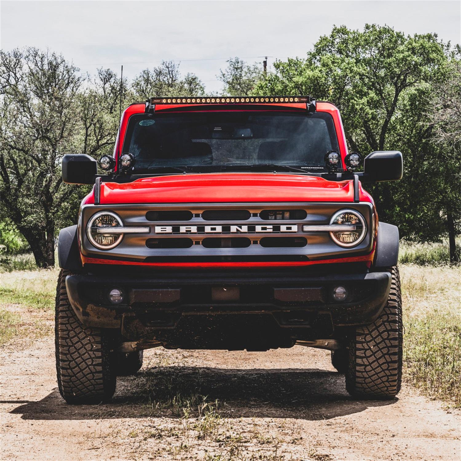 Ford Performance by Rigid Off-Road Fog Light Kit (2021-2025 Bronco with Base / Non Modular Bumper with Factory Equipped Fog Lights) - 15200K-BFLK