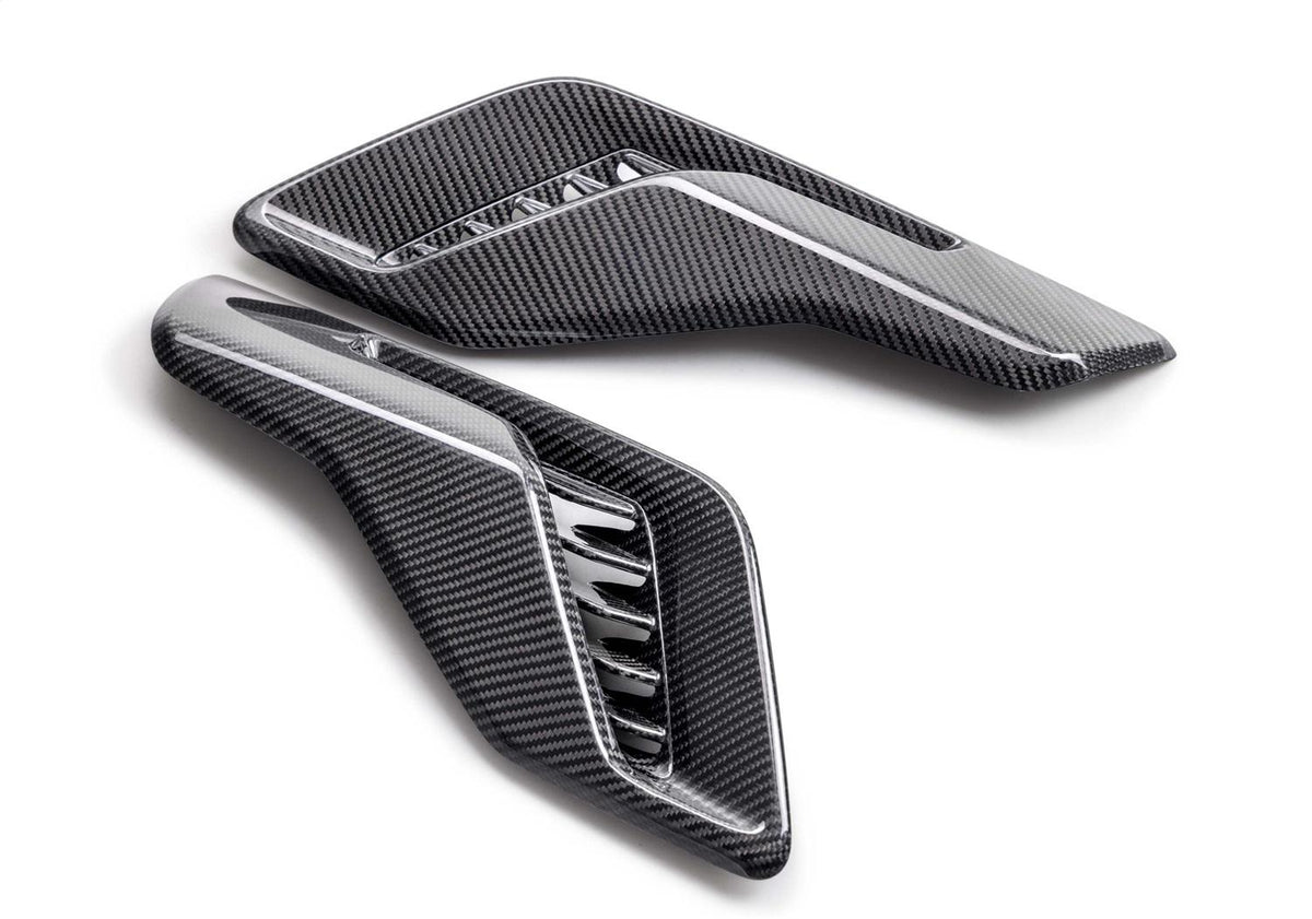 Ford Performance Carbon Fiber Fender Vent Set - Gloss (2021-2025 F-150 Raptor) - M-16026-FG
