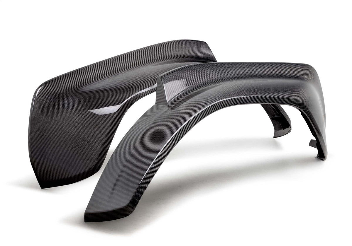 Ford Performance Carbon Fiber Rear Fender Flare Set - Gloss (2022-2025 Bronco Raptor) - M-16268-BGR