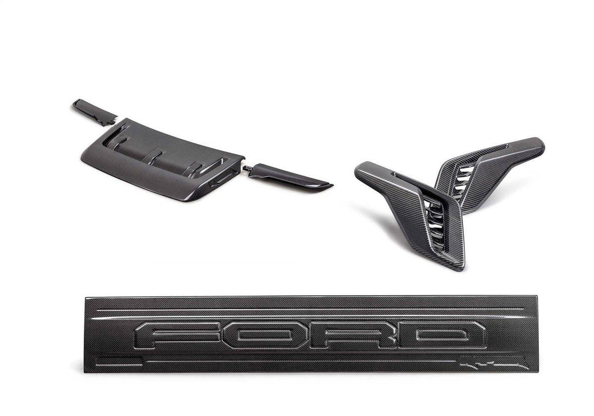 Ford Performance Carbon Fiber Appearence Kit - Gloss (2021-2025 F-150 Raptor) - M-16600K-FG