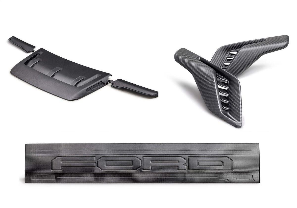 Ford Performance Carbon Fiber Appearence Kit - Matte (2021-2025 F-150 Raptor) - M-16600K-FM