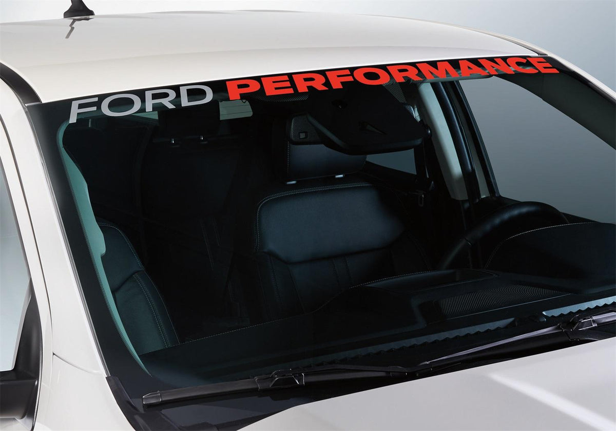 Ford Performance Windshield Banner Decal (2019-2022 Ranger) - M-1820-RGR