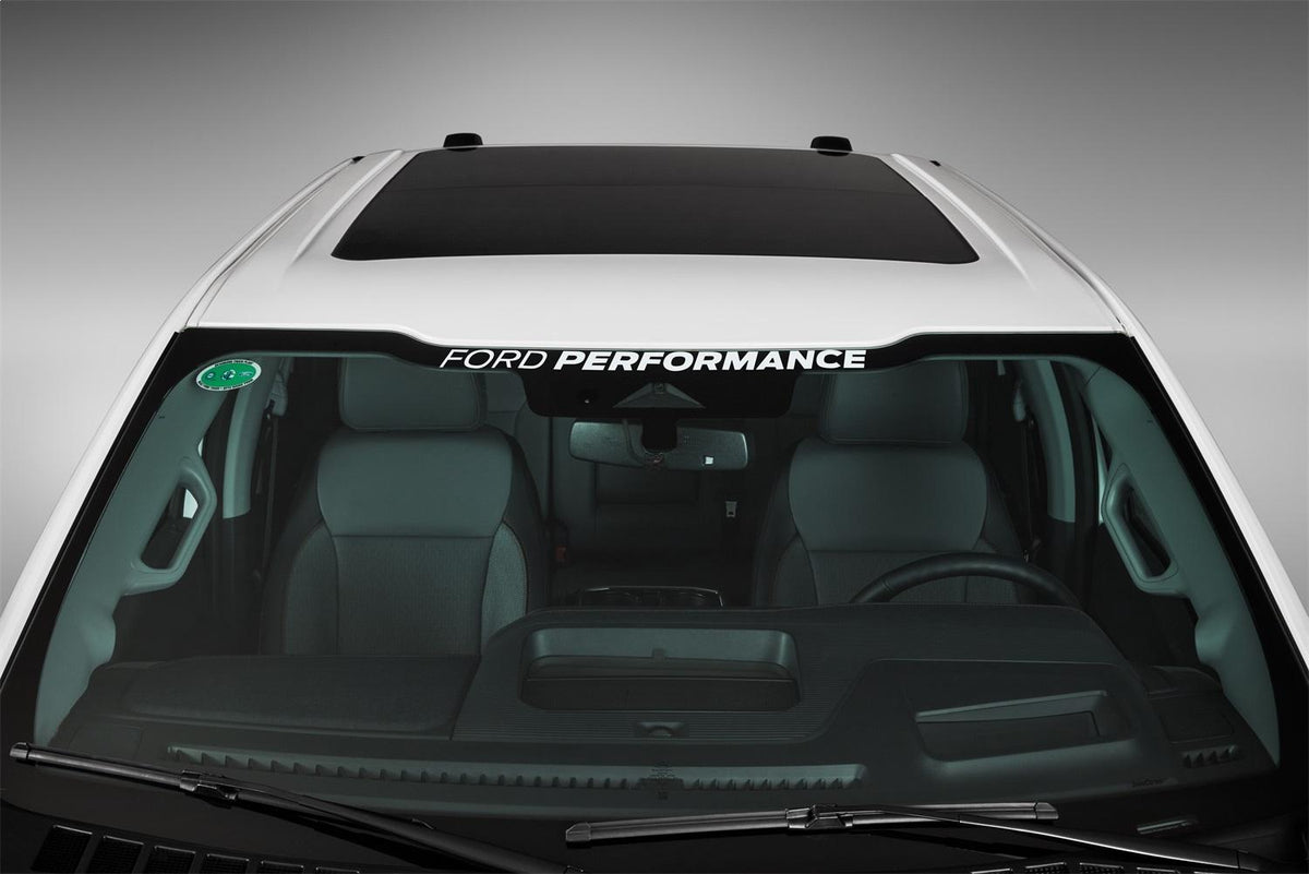 Ford Performance Windshield Banner Decal (2017-2023 Ford Fitment) - M-1820-WS
