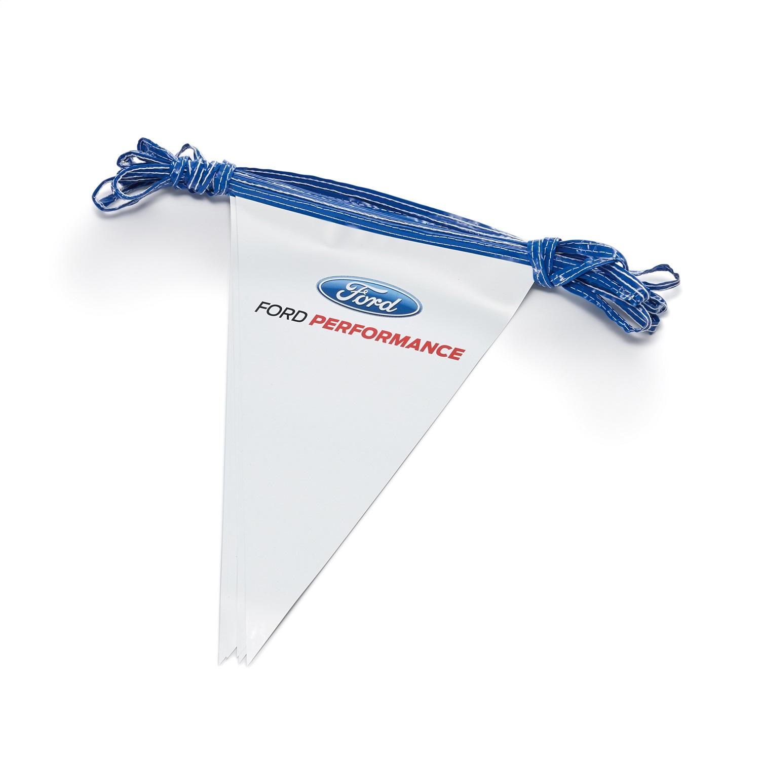 Ford Performance Pennant String 30 Foot String Of Rectangular Plus Pennant Flags Branded Ford Performance - M-1827-FPSTRG
