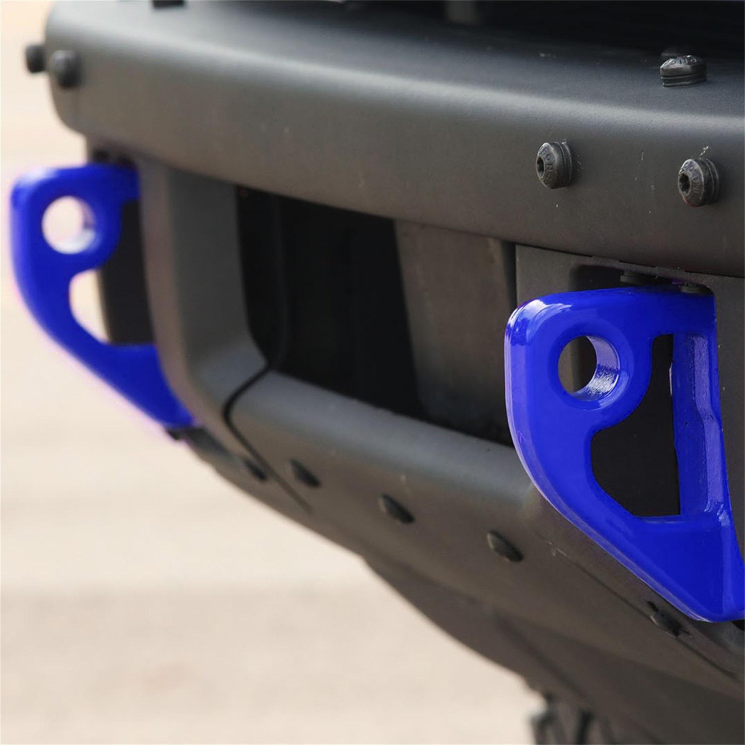 Ford Performance Tow Hooks (Pair) - Blue (2021-2025 Bronco) - M-18954-BB