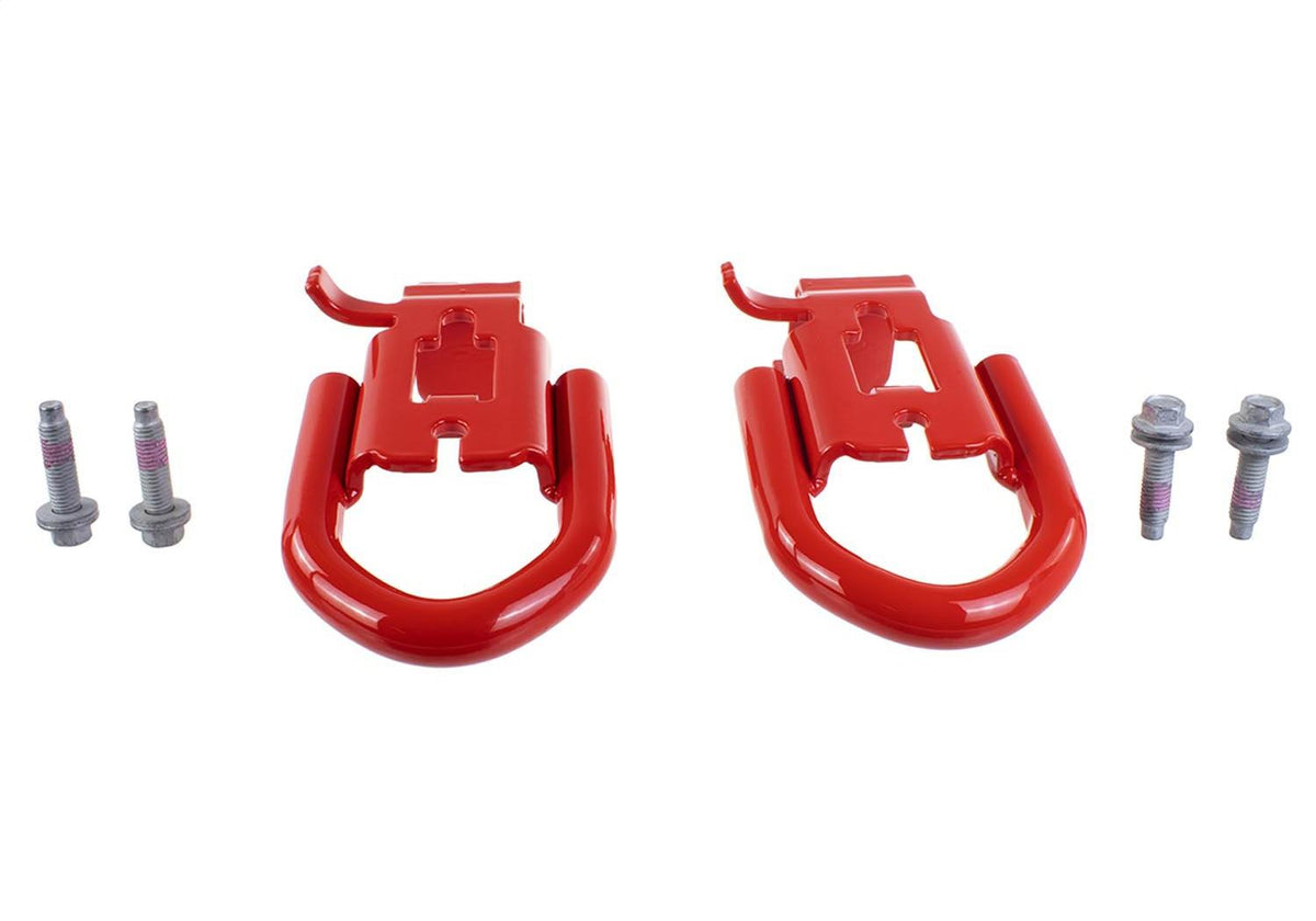 Ford Performance M-18954-RA Tow Hooks - Red / Pair (2019-2021 Ford Ranger)