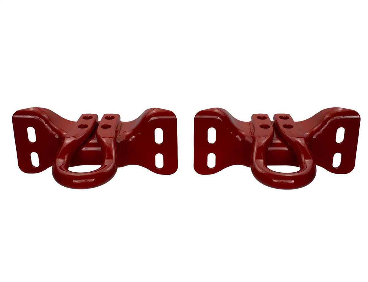 Ford Performance 2017-2023 Super Duty Tow Hooks-Pair-Red - M-18954-SDR