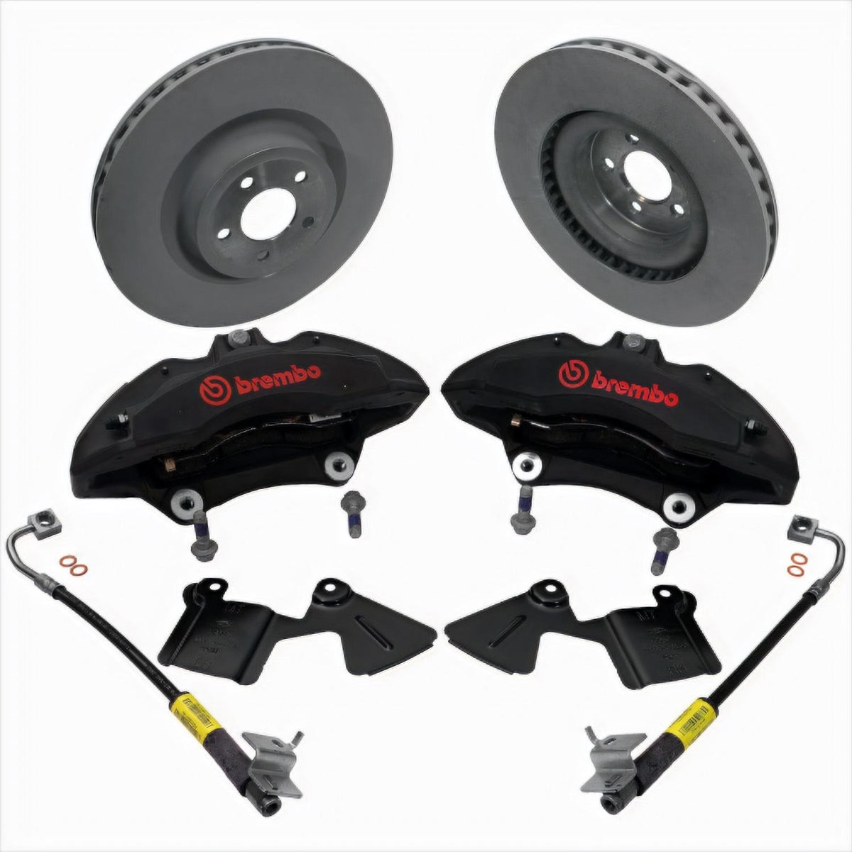 Ford Performance Front Brake Kit 6-Piston Brembo Conversion 15" Performance Pack Mustang (2015-2023 Mustang Ecoboost / Base GT) - M-2300-V