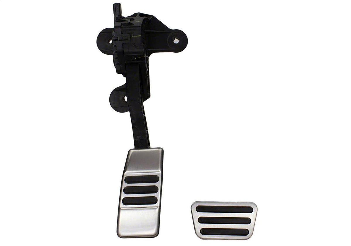 Ford Performance M-2301-BA Mustang Aluminum Pedal Kit-Automatic Transmission (2011-2020 Mustangs)