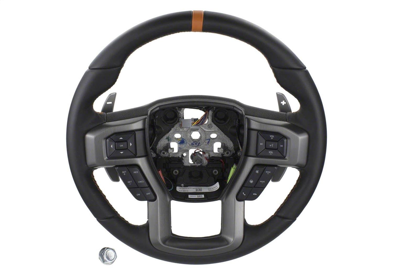 Ford Performance M-3600-F15ROR 2017-2018 Raptor Performance Steering Wheel Kit - Orange