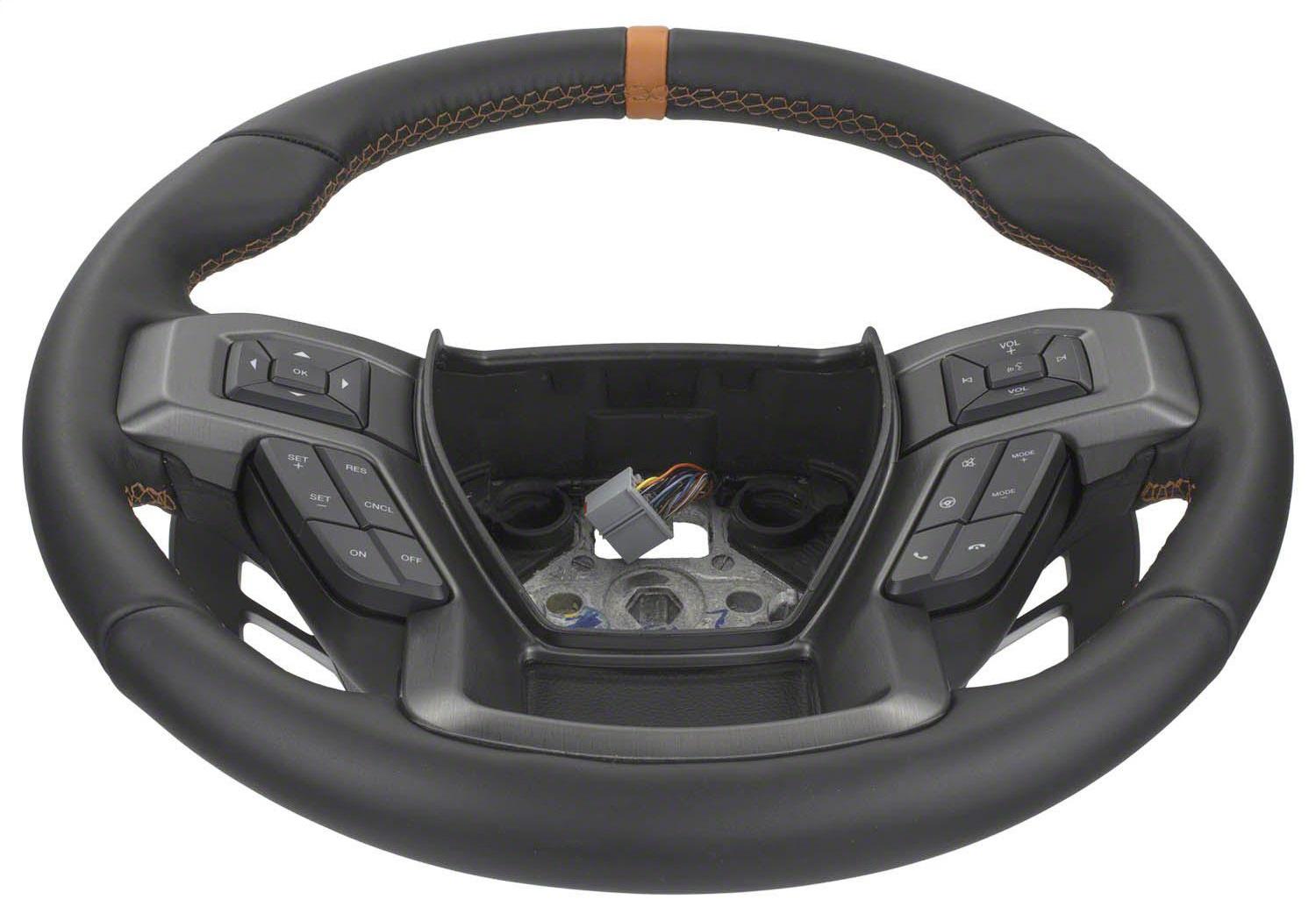 Ford Performance M-3600-F15ROR 2017-2018 Raptor Performance Steering Wheel Kit - Orange