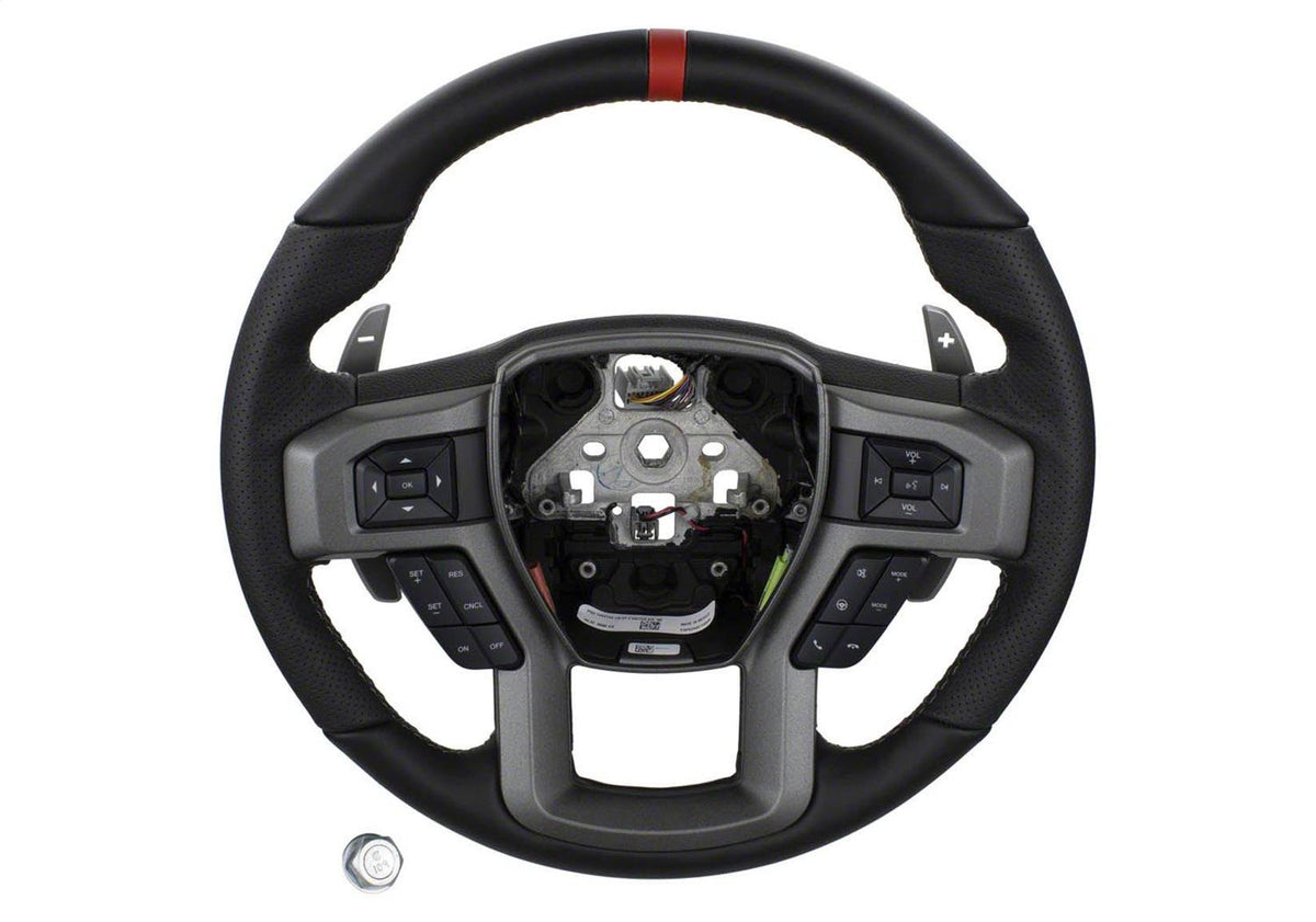 Ford Performance M-3600-F15RRD 2017-2018 Raptor Performance Steering Wheel Kit - Red Sightline