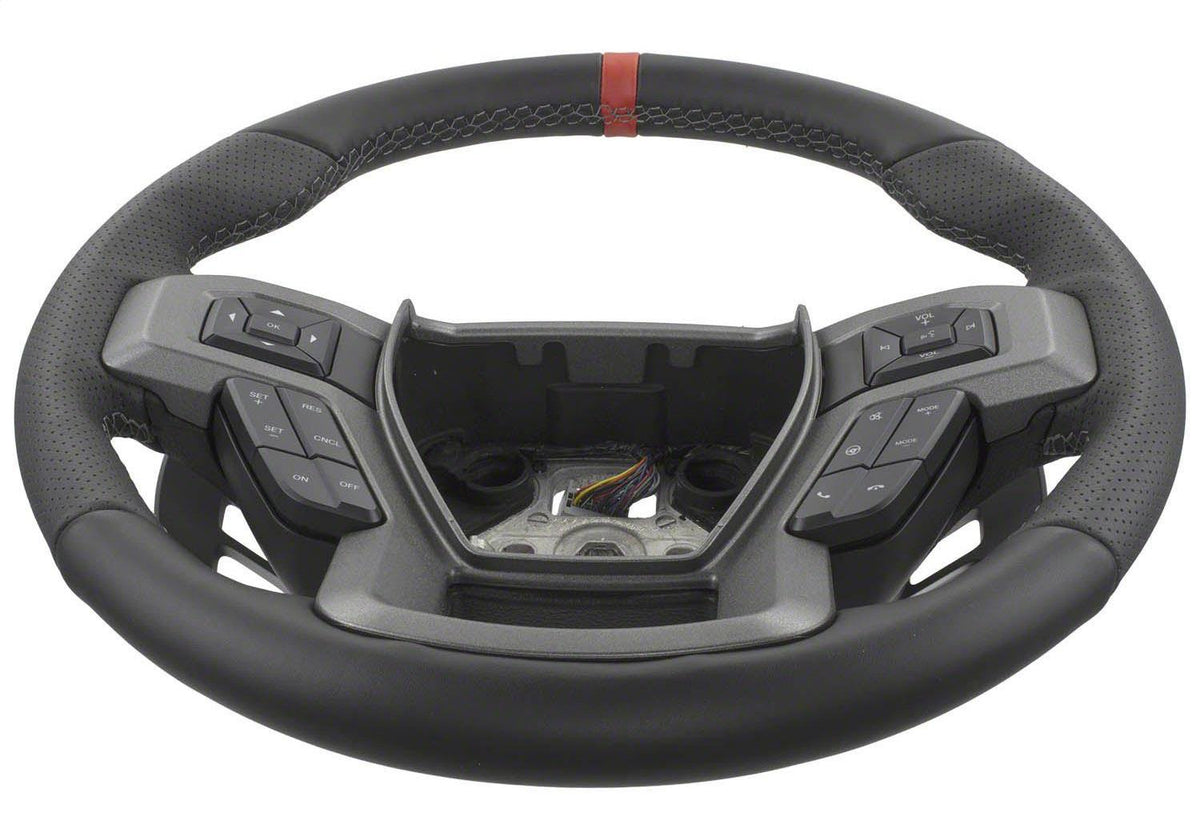Ford Performance M-3600-F15RRD 2017-2018 Raptor Performance Steering Wheel Kit - Red Sightline